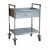 Тележка медицинская (столик манипуляционный-процедурный) с выдвижным ящиком -нержавеющая Э-247-СП
